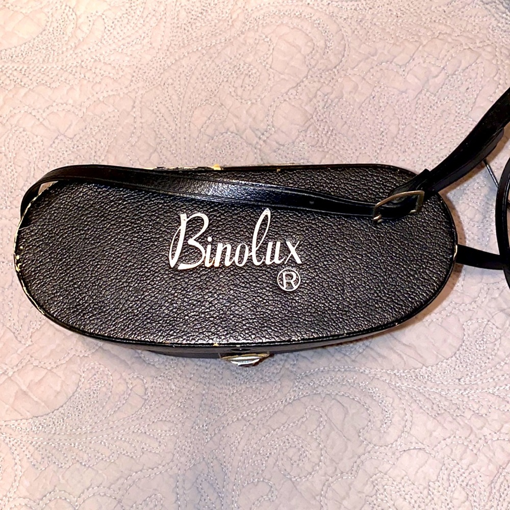 Vintage Binolux binoculars with case